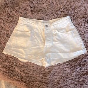 Size 26 white Forever 21 Jean shorts